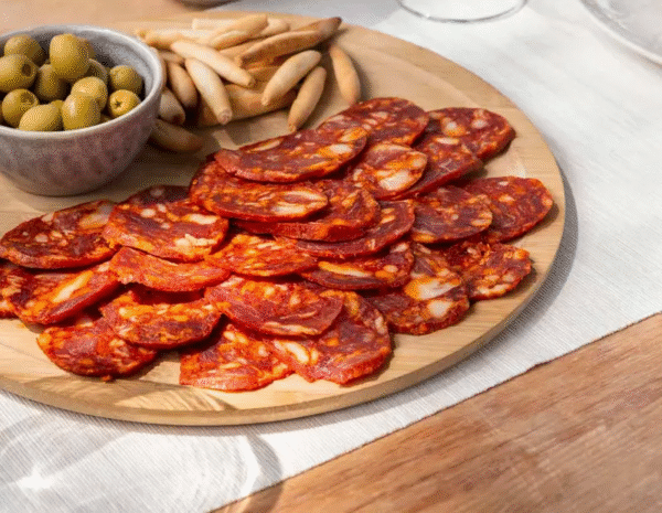 CHORIZO IBÉRICA DE BELLOTA  MENCAS (2 unidades de 650 grs, envasada al vacio ) sin gluten - Image 3