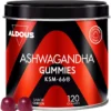 Aldous Ashwagandha Gominolas | 120 Gummies sabor Cereza | Ashwagandha KSM-66 | Withania Somnífera | Relajación Natural y Bienestar | Energía y Vitalidad | Para los amantes de las gominolas